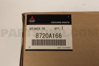 8720A166 SPEAKER,FR DOOR