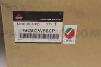 96302W680P MIRROR ASSY,DOOR,LH
