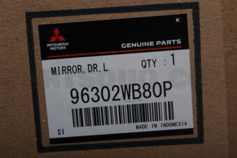 96302WB80P MIRROR ASSY,DOOR,LH