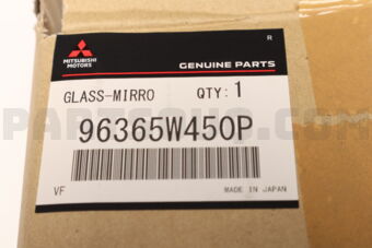 96365W450P MIRROR &amp; HOLDER,DOOR,RH