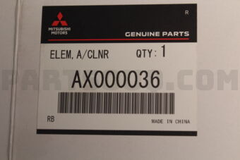 AX000036 ELEMENT,AIR CLEANER