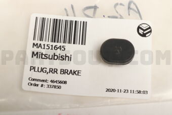MA151645 PLUG,RR BRAKE