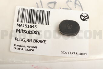 MA151645 PLUG,RR BRAKE