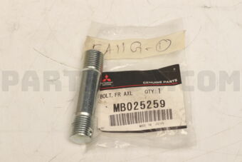 MB025259 BOLT,FR AXLE