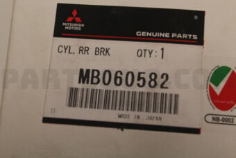 MB060582 CYLINDER ASSY,RR BRAKE
