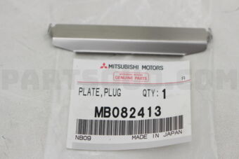 MB082413 PLATE,FR BRAKE PAD PLUG