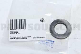 MB092180 WASHER,FR AXLE