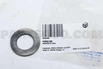 MB092180 WASHER,FR AXLE