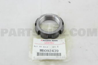 MB092439 NUT,RR AXLE SHAFT