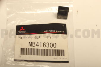 MB416300 STOPPER,QTR WINDOW GLAS