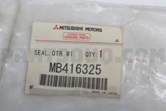 MB416325 SEAL,QTR WINDOW GLAS