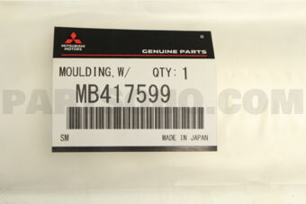 MB417599 MOULDING,WINDSHILD SIDE,RH