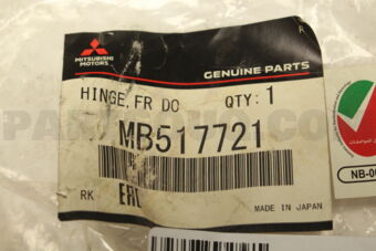 MB517721 HINGE,FR DOOR