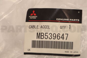 MB539647 CABLE,ACCEL