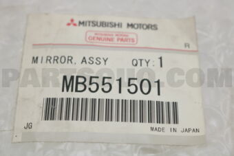 MB551501 MIRROR ASSY,DOOR,LH