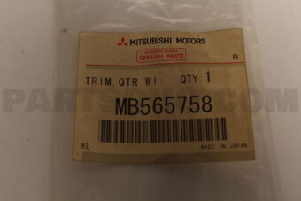 MB565758 Mitsubishi EDGE TRIM,Q/WDO