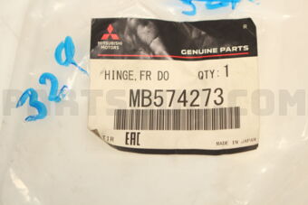 MB574273 HINGE,FR DOOR,UPR LH