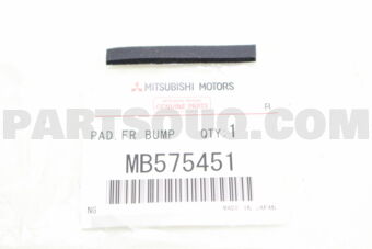 MB575451 PAD,FR BUMPER FACE