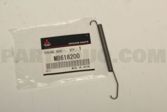 MB618200 Mitsubishi SPRING,RR B/SHOE TO