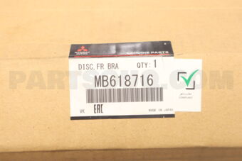 MB618716 DISC,FR BRAKE