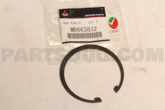 MB663832 SNAP RING,RR WHEEL HUB