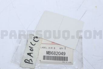 MB682049 LABEL,AIR BAG CAUTION