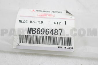 MB696487 MOULDING,WINDSHILD SIDE,LH