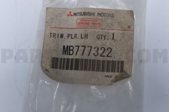 MB777322 TRIM,FR PILLAR,LH