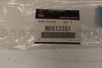 MB813351 Mitsubishi WIRE,HEATER CONTROL EQUIP