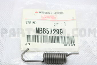MB857299 SPRING,R/BRK SHOE RETURN