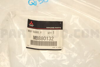 MB880132 MUD GUARD,RR RH
