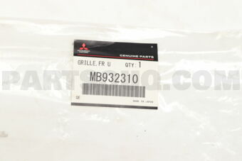 MB932310 GRILLE,FR UNDER