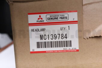 MC139784 HEADLAMP ASSY LH