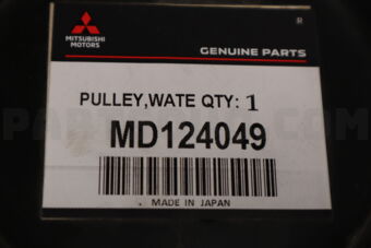 MD124049 PULLEY,WATER PUMP