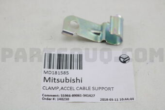 MD181585 CLAMP,ACCEL CABLE SUPPORT