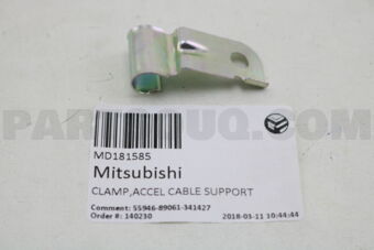 MD181585 CLAMP,ACCEL CABLE SUPPORT