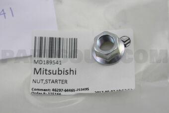 MD189541 NUT,STARTER