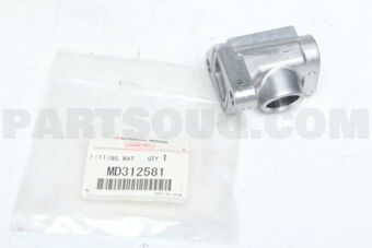 MD312581 FITTING,WATER OUTLET PIPE