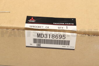MD318695 SPROCKET,CAMSHAFT