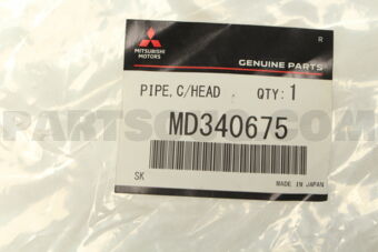 MD340675 PIPE,C/HEAD WATER BY