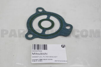 MD347534 GASKET,OIL FILTER BRACKET
