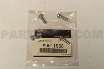 MD611558 SCREW SET,ALTERNATOR INR