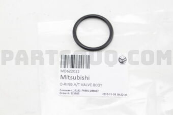 MD622022 O-RING,A/T VALVE B0DY