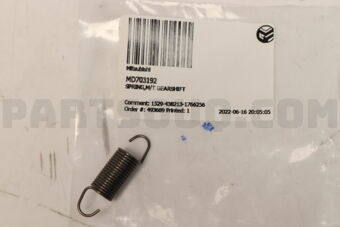 MD703192 SPRING,M/T GEARSHIFT