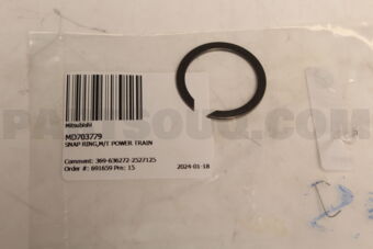 MD703779 Mitsubishi SNAP RING,M/T POWER TRAIN