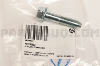 MD740892 BOLT,T/M CONNECTING