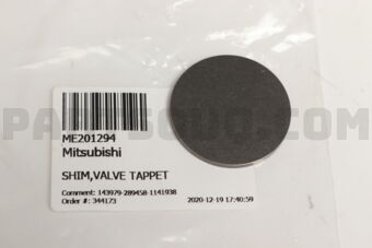 ME201294 SHIM,VALVE TAPPET