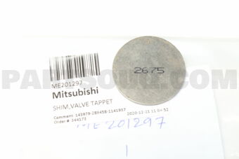 ME201297 SHIM,VALVE TAPPET