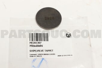 ME201307 SHIM,VALVE TAPPET