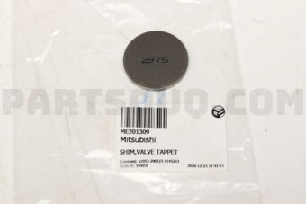 ME201309 SHIM,VALVE TAPPET